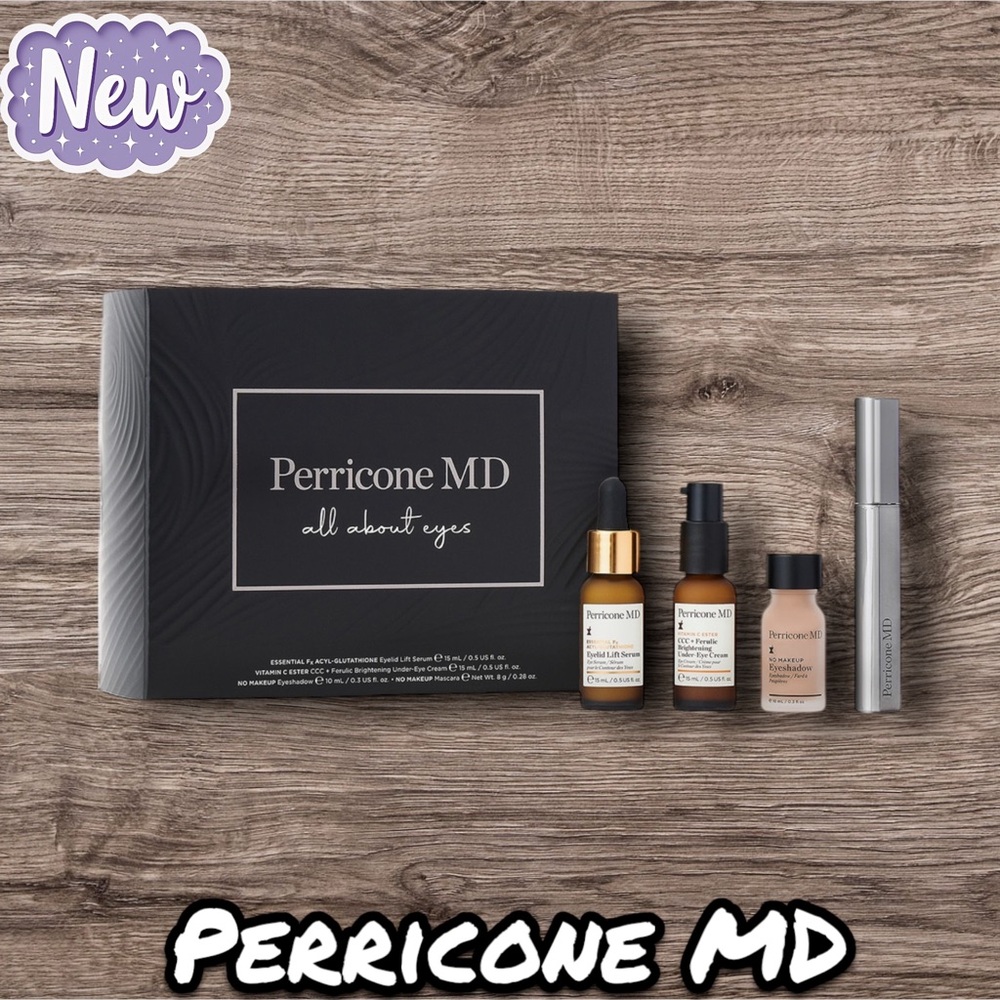 NEW Perricone MD All About Eyes Set FULL SIZE $274 Retail 4pc
